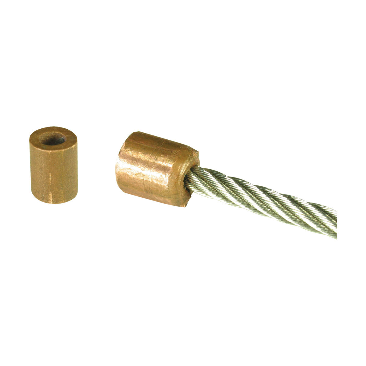 Copper Swage Stops For 1/4 Inch Cable - Choose 5, 10, Or 25 Pieces (CST250)