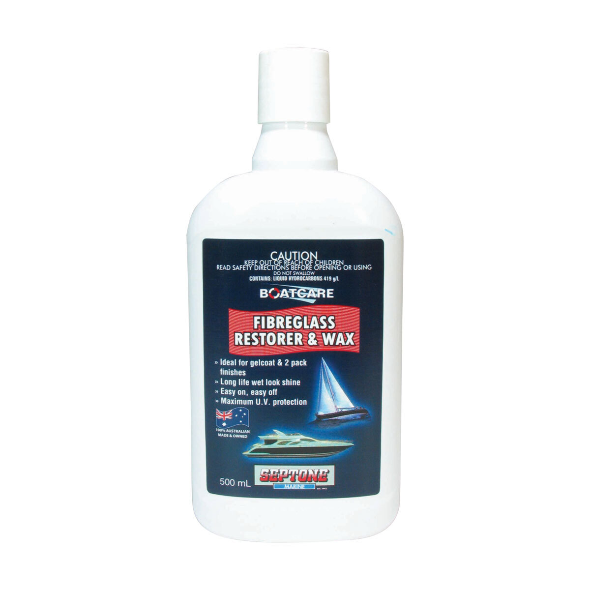 Septone Fibreglass Liquid Polish Restorer and Wax