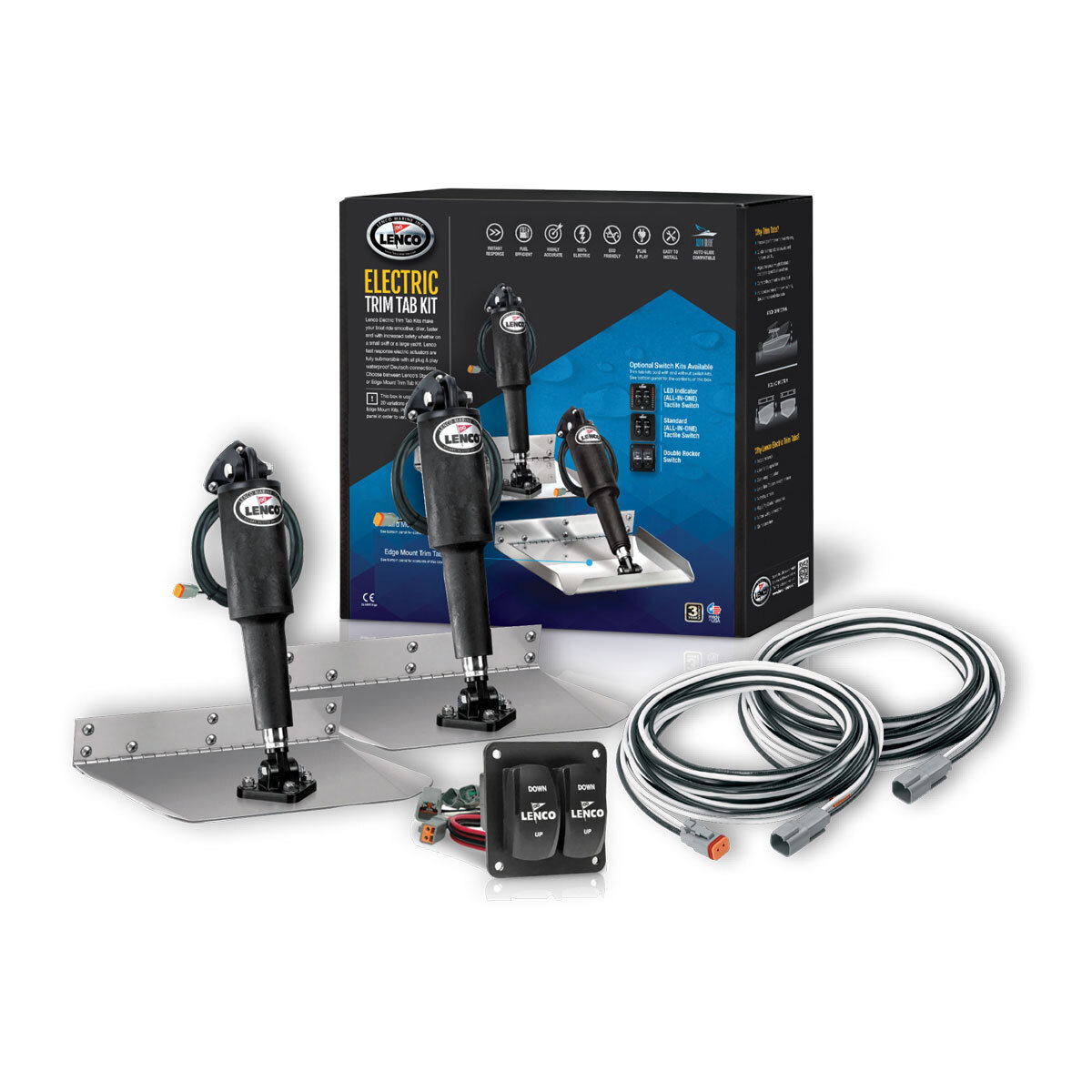 Lenco Electric Trim Tab Kits