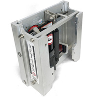4" Black Setback Action Series Jack Plate BMS-100-104101-B
