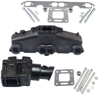 V8 Wet BARR Mercruiser Manifold + Riser Kit BW-00130