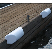 DE1062WF - Dock Side Bumper 8.5" x 24" White DE-1062-W-F