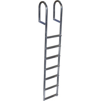 DE2047F - Wide 7 Step Fixed Aluminium Dock Ladder DE-2047F