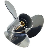 Suzuki & Johnson 70-140HP 15 Spline HR Titan 3 SS RH Propeller (6 Pitch Options)