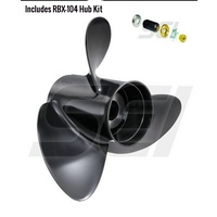 Suzuki / Johnson / Evinrude - Rubex 3 - E Series - 15" x 15" - Aluminum 3-Blade Propeller