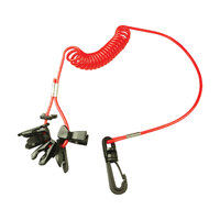 Boat Kill Switch Key Set and Lanyard 114334