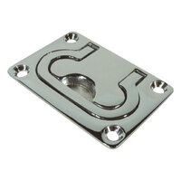 Marine Town Rectangular Lift Ring - Chrome Brass 193710