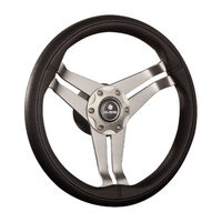 Gussi® Italia Steering Wheel - Carega Three Spoke Aluminium 271220