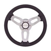 Gussi® Italia Steering Wheel - Model 15 Three Spoke Aluminium 271228