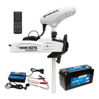 Minn Kota Riptide PowerDrive 54" 55Lb 24V/100AH Lithium Battery & Charger Pack - 604106LP100