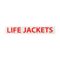 Life Jacket Sticker & Sign