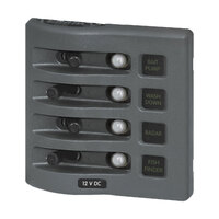Blue Sea Systems WeatherDeck Switch Panel - Circuit Breaker P-BS-4374