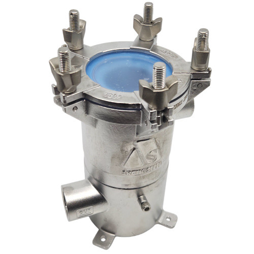 SISO Strainer with Clear Lid - 1-1/4" AS-WS-SISO-125-C-A
