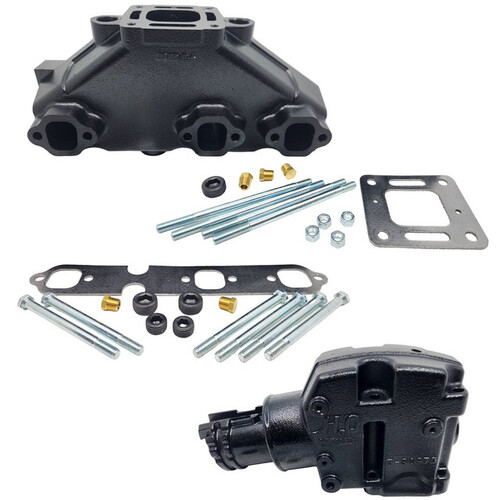 Mercruiser H20 V6 Wet Joint Exhaust Manifold & Elbow Kit