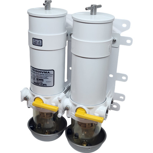 751000VMA10 - Genuine Racor Dual 1000VMA Fuel Water Separator Assembly R-751000VMA10