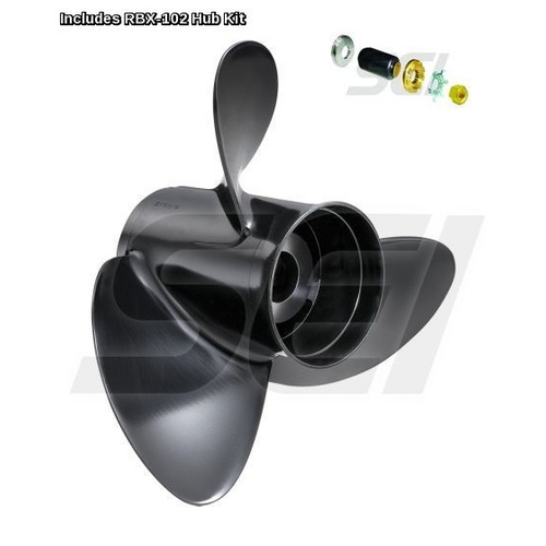 Mercury / Mercruiser / Yamaha - Rubex 3 - E Series - 15" x 15" - Aluminum 3-Blade Propeller