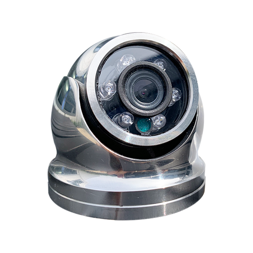 IRIS-S060 Stainless Hi Res Mini Dome Camera - 1.8mm Lens - Polished - 107125S