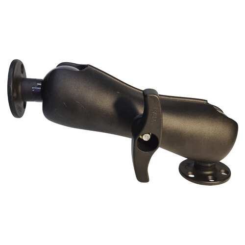 RAM E Ball Mounts to suit Transducer Poles Ram Mount E Ball Medium Arm 2X Round Base 109340