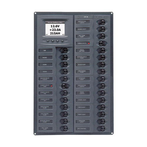 BEP 'Millennium' Circuit Breaker Panels - with Digital Meters 113208