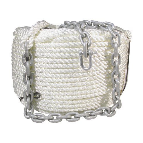 BLA Nylon Anchor Rope & Chain - Galvanised 145970
