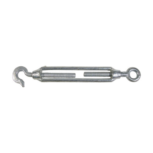Open Body Turnbuckles - Galvanised Hook and Eye M6 163204