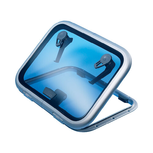 Lewmar Hatch - Size 40 - Medium Profile - Friction Hinge -  170096