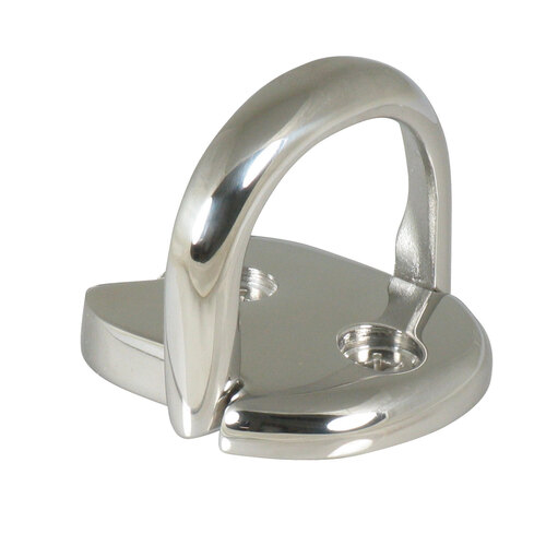 Marine Town Folding Pad Eyes - Cast Stainless Steel Single eye 192276