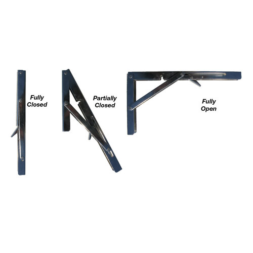 Marine Town® Folding Support Bracket - Stainless Steel 193012