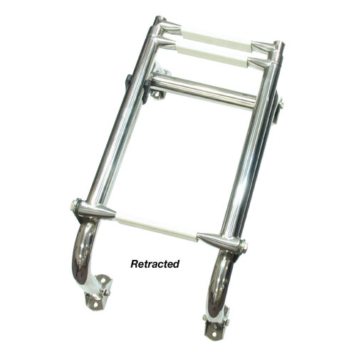 Marine Town Folding Telescopic Ladder - Stainless Steel 194260