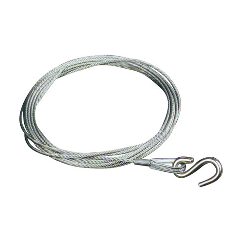 Winch Cable, Galvanized Wire SS Hook - BLA 212906