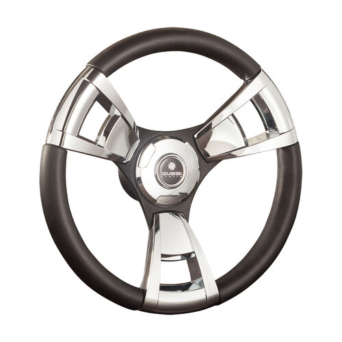 Gussi® Italia Steering Wheel - Model 13 Three Spoke Aluminium - BLA 271230