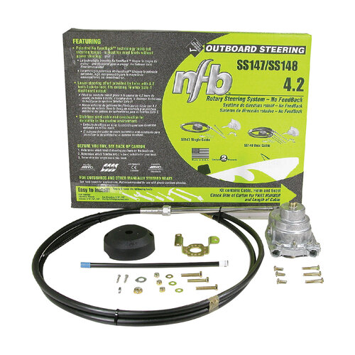 SeaStar Solutions® Steering System Kit - NFB (No Feed Back) 4.2 Rotary 12 ft 280212