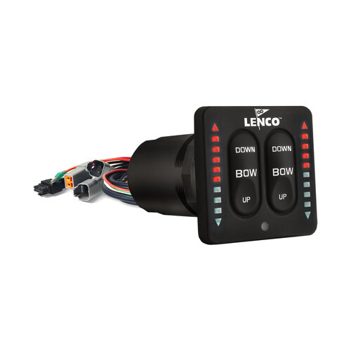 Lenco LED Integrated Switch Kit - 12 & 24-Volt | Single & Dual Actuator Systems 312804