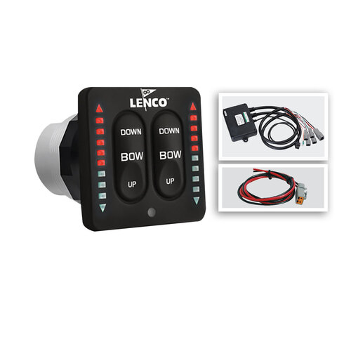 Lenco LED Indicator (Two-Piece) Switch Kit - 12 & 24-Volt | Single & Dual Actuator Systems 312810