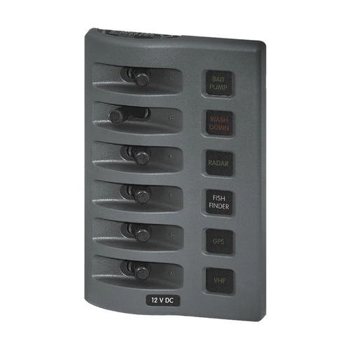 Blue Sea Systems WeatherDeck Switch Panel - No Fuses BS-4307