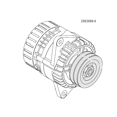 Steyr Alternator - 90A - Z002089-0